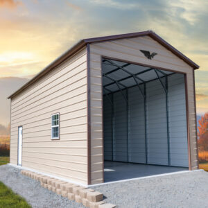 15' x 35' x 13' Metal Garage, RV Covers, Metal Buildings, RV Carports