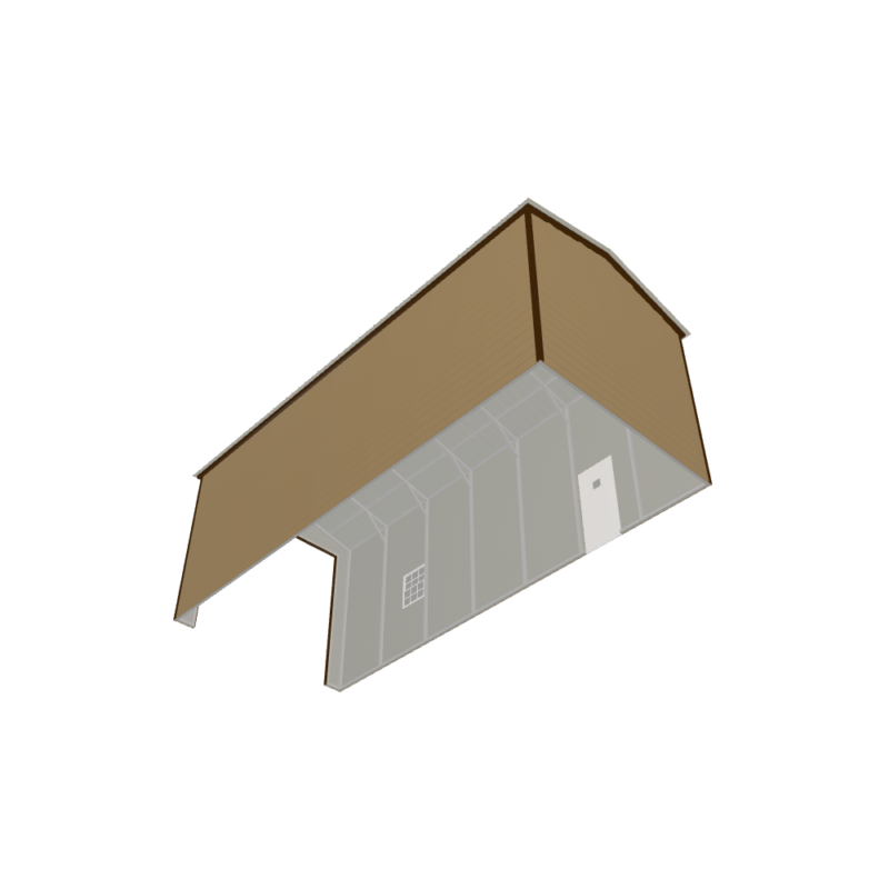 15' x 35' x 13' Metal Garage 6