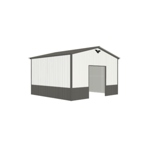 16' x 15' x 9' Metal Shed