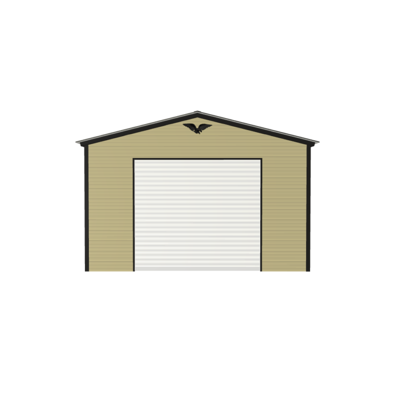 16' x 20' x 9' Metal Shed