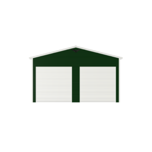 20' x 20' x 10' Double Metal Garage