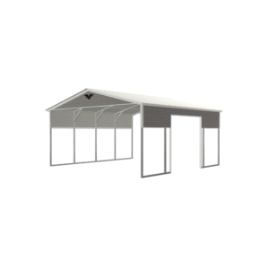 20' x 20' x 9' Custom Metal Carport, Metal Building