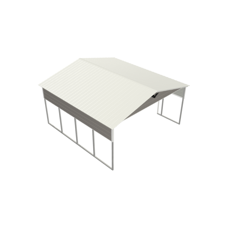 20' x 20' x 9' Custom Metal Carport - Image 6