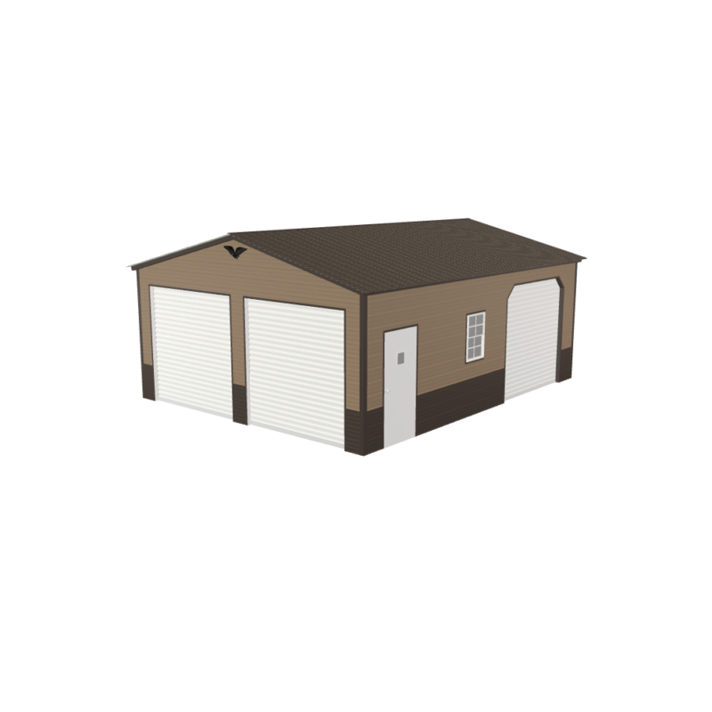 20' x 25' x 9' Custom Metal Garage