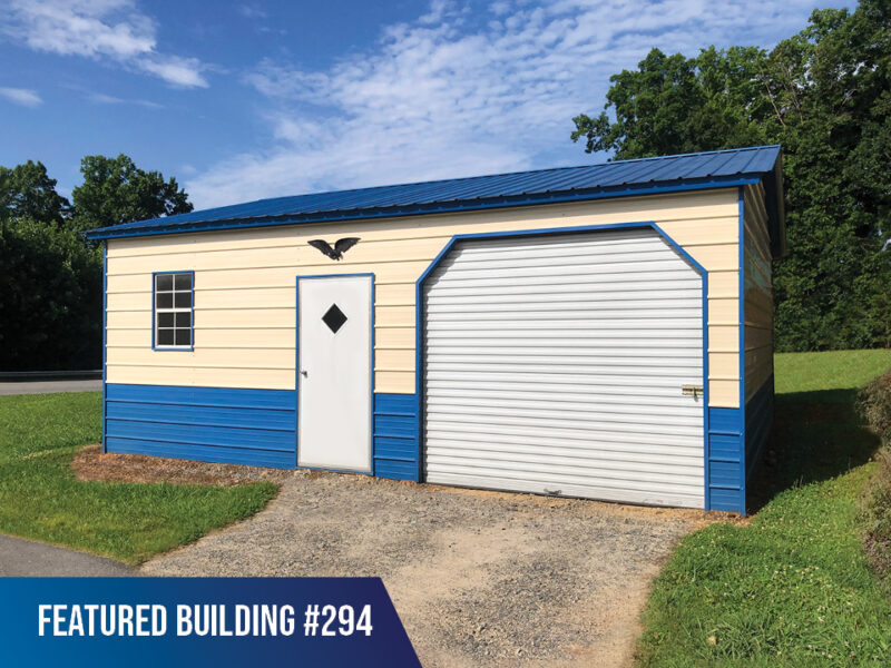 20' x 25' x 9' Metal Workshop