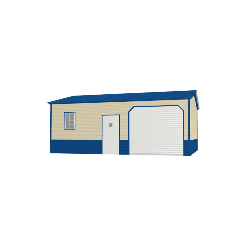 20' x 25' x 9' Metal Workshop