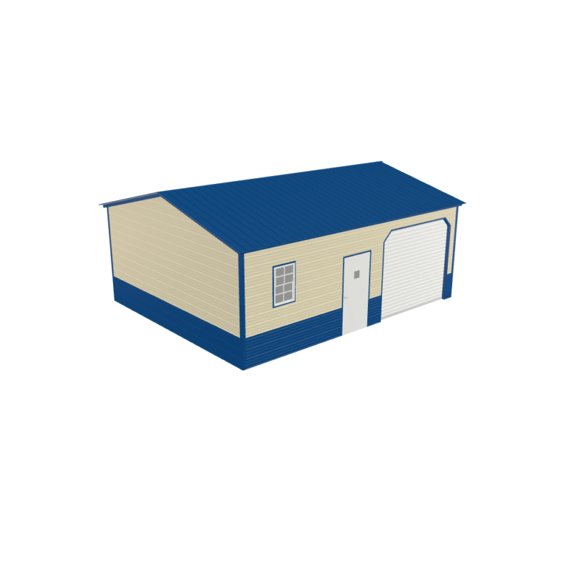 20' x 25' x 9' Metal Workshop