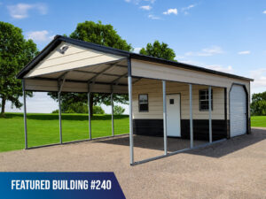 20' x 30' x 9' Combo Unit, metal building, carport