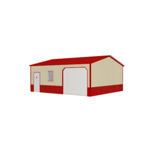 22' x 25' x 9' Custom Metal Garage