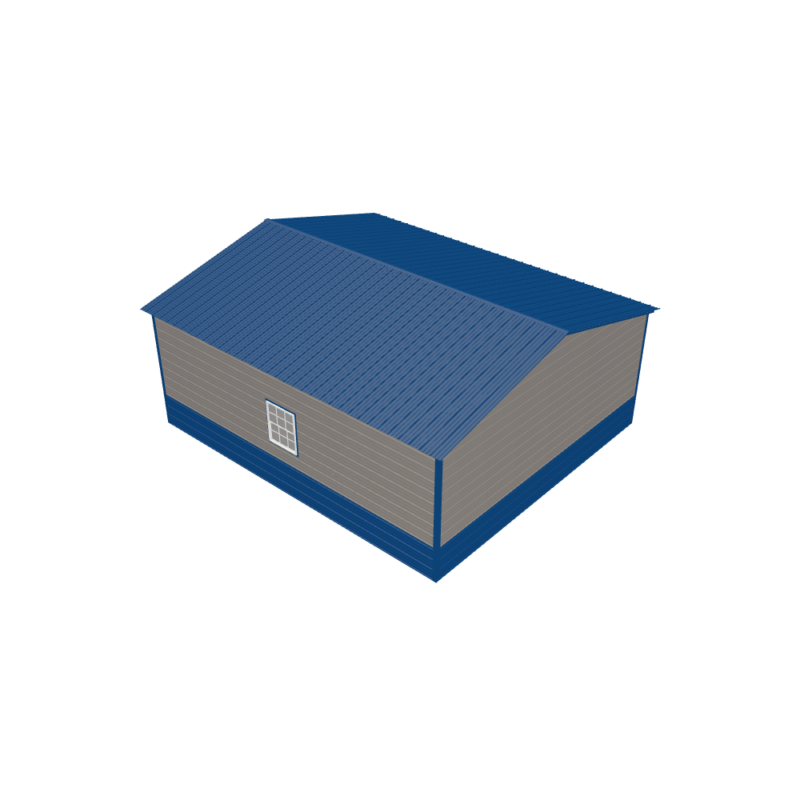 22' x 25' x 9' Custom Metal Garage