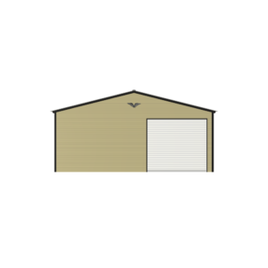 24' x 25' x 9' Metal Garage