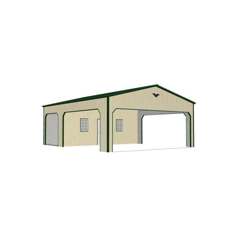 24' x 30' x 10' Combo Unit, carports, metal buildings