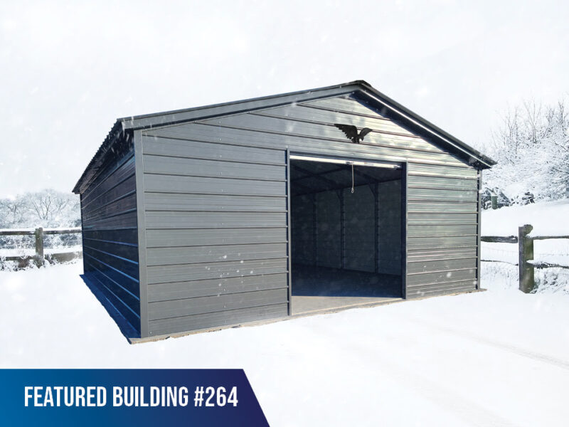24' x 30' x 8' Metal Storage