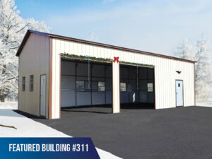 24' x 40' x 12' Metal Building