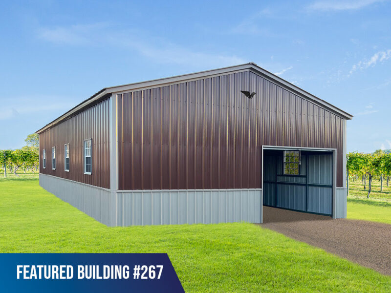 24' x 45' x 12' Metal Storage