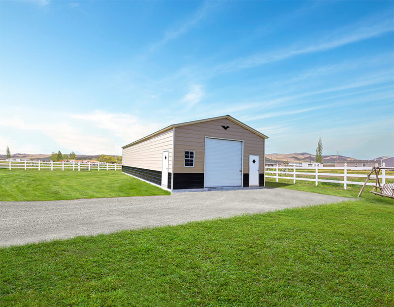 24' x 60' x 11' Metal Workshop