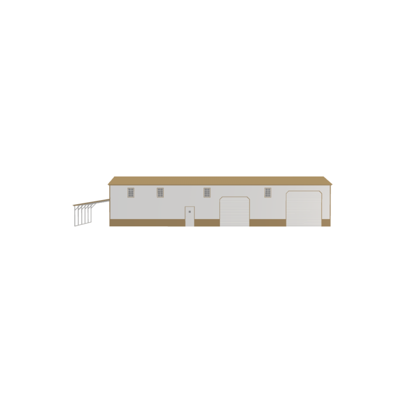 24' x 75' x 14' Custom Metal Workshop, carport, metal building