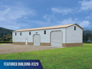 24' x 75' x 14' Custom Metal Workshop, carport, metal building