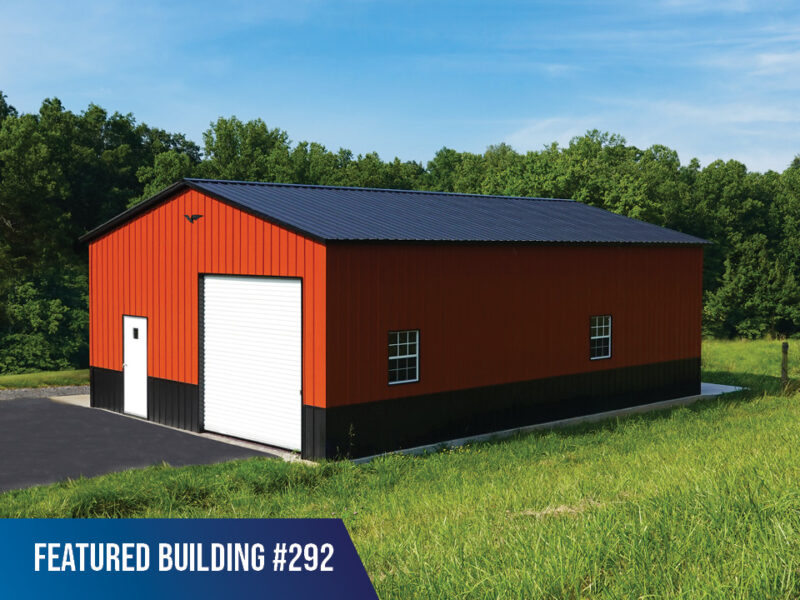 26' x 40' x 12' Metal Workshop