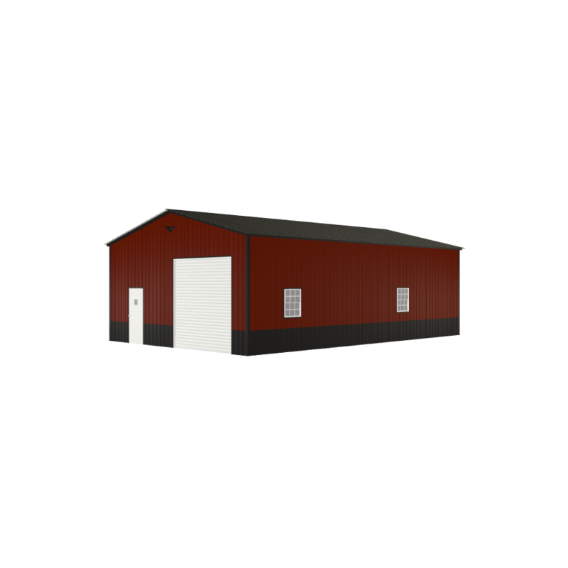 26' x 40' x 12' Metal Workshop