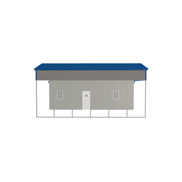 28' x 30' x 13'/8' Carport with Lean-To