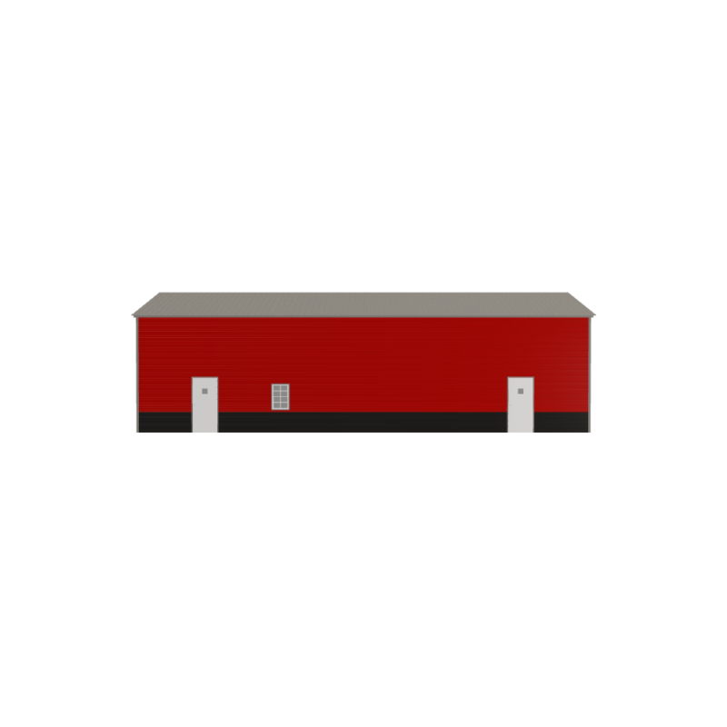28' x 55' x 14' Metal Shed