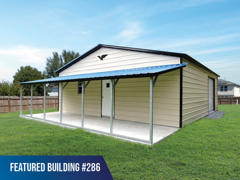 30' x 30' x 9'/6' Workshop with Porch