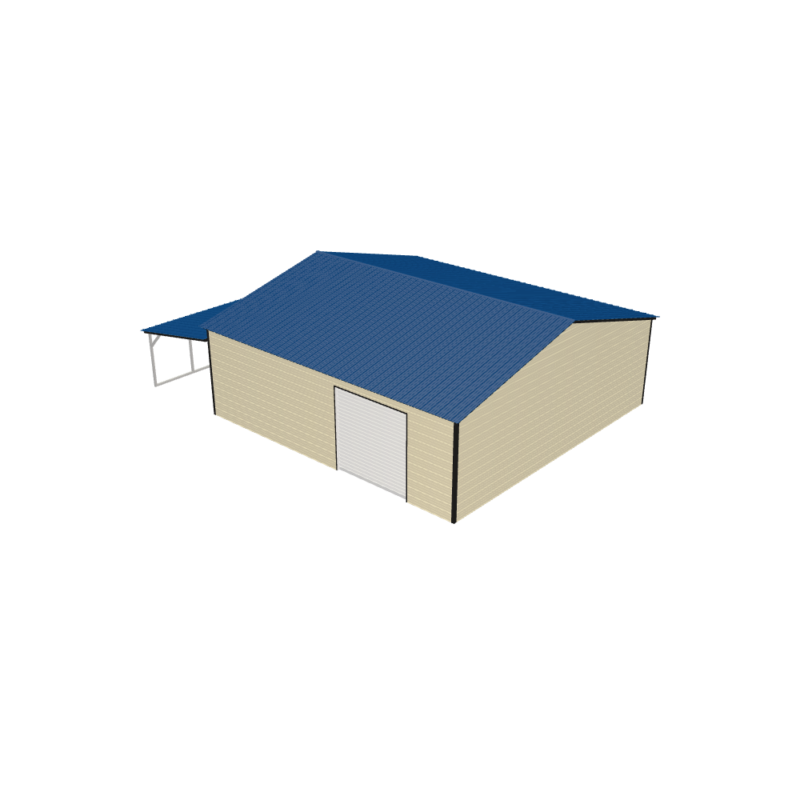 30' x 30' x 9'/6' Workshop with Porch