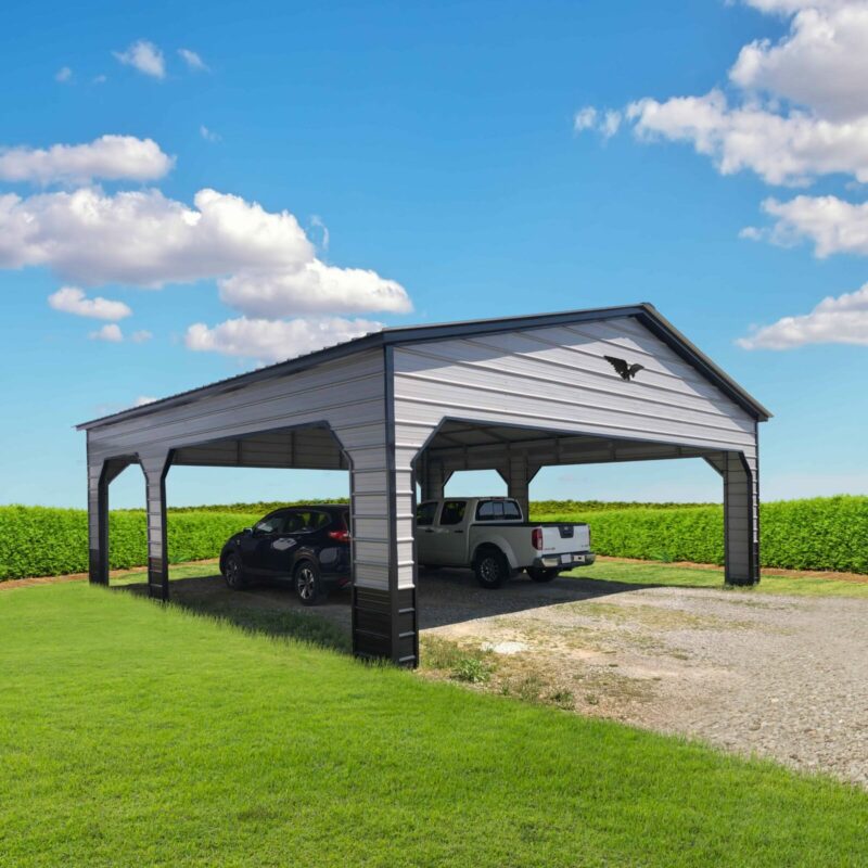 30' x 30' x 10' Triple-Wide Carport, Metal Buildings, Carports