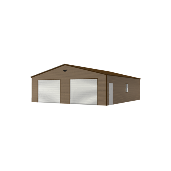 30' x 35' x 9' Double Metal Garage, carport, metal building