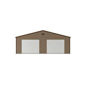 30' x 35' x 9' Double Metal Garage, carport, metal building