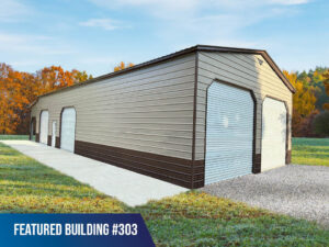 30' x 65' x 14' Custom Metal Garage