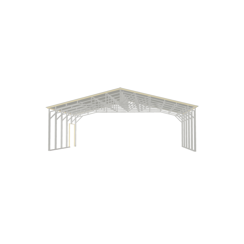 34' x 25' x 10' Commercial Carport
