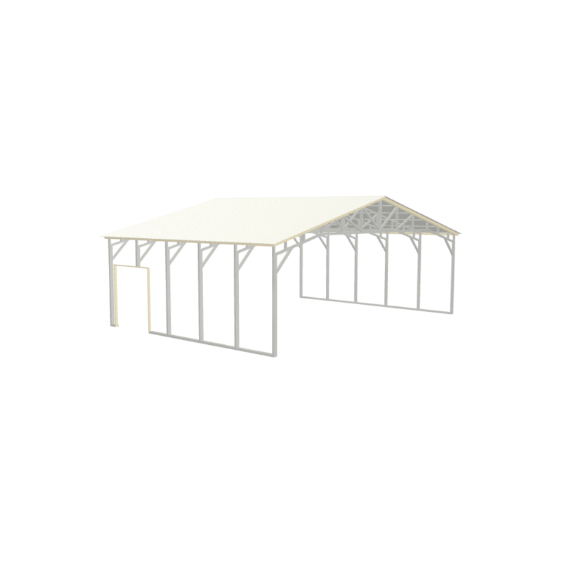 34' x 25' x 10' Commercial Carport