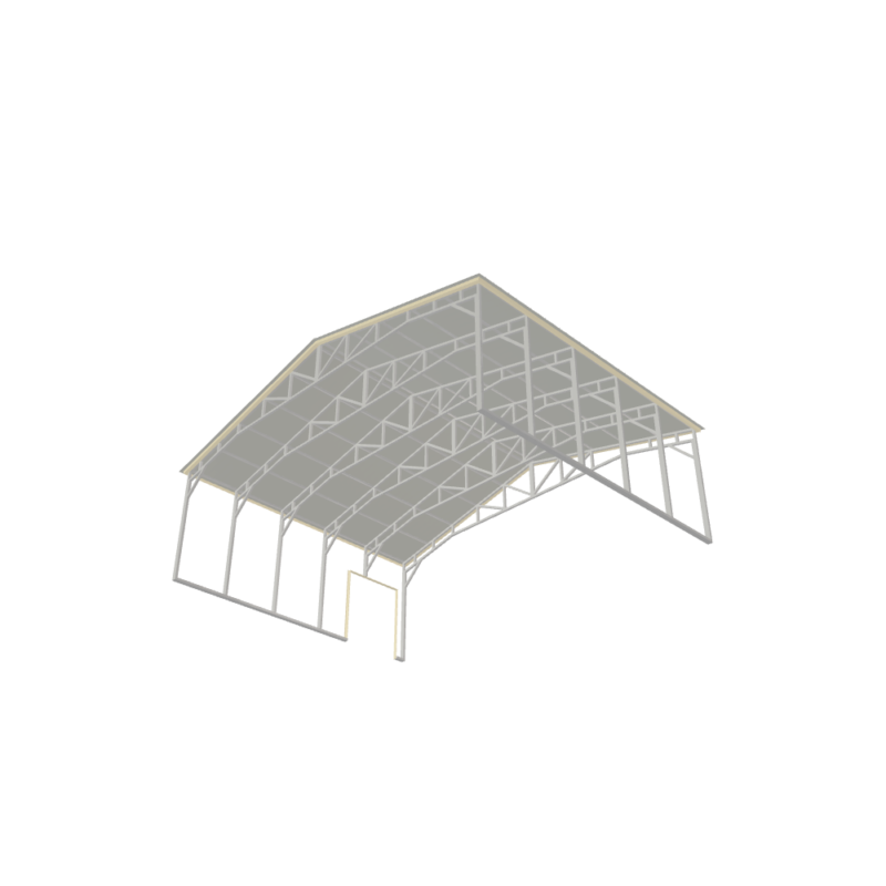 34' x 25' x 10' Commercial Carport