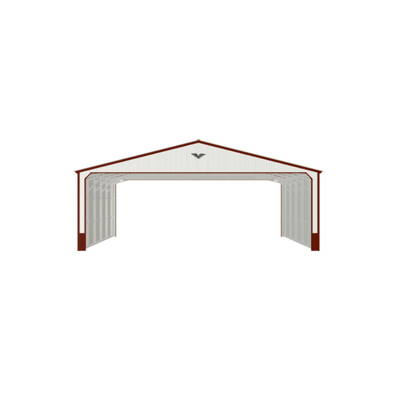 34' x 25' x 11' Commercial Carport
