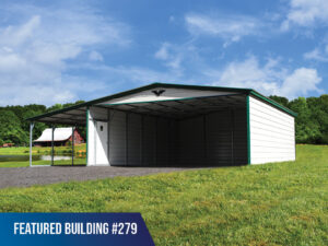 36' x 30' x 9'/6' Shed with Lean-To