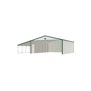 36' x 30' x 9'/6' Shed with Lean-To