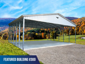 38' x 30' x 12' Commercial Carport