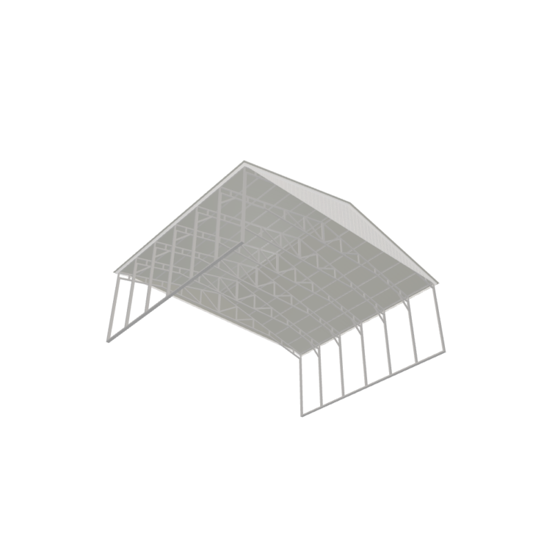 38' x 30' x 12' Commercial Carport