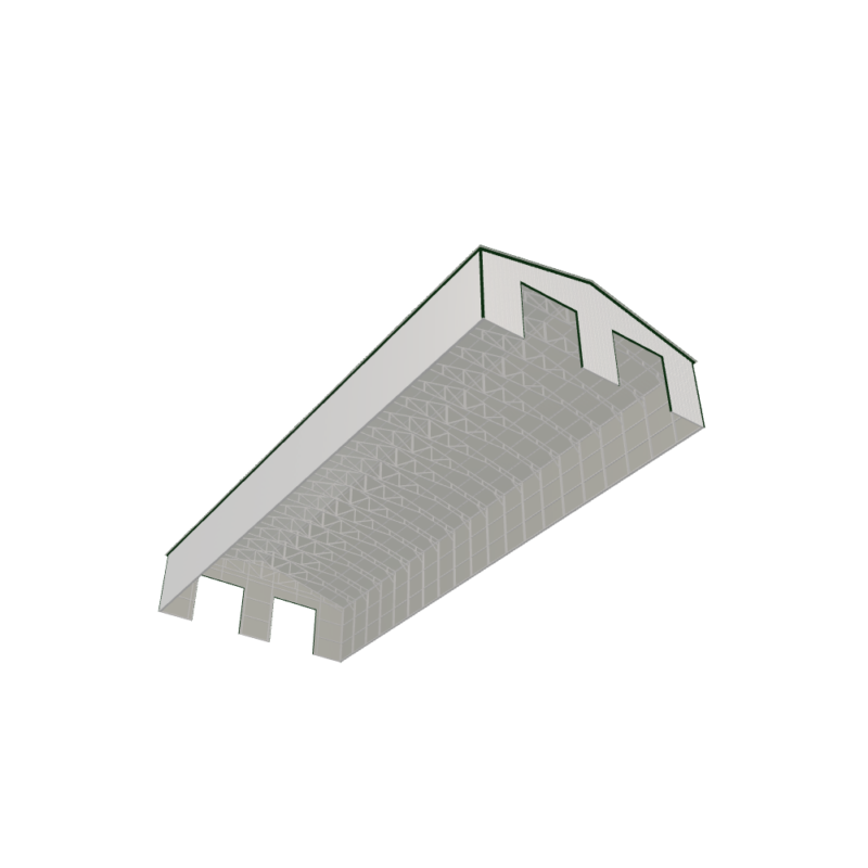 40' x 100' x 12' Commercial Storage