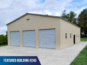 40' x 60' x 15' Commercial Workshop, carports, metal buildings