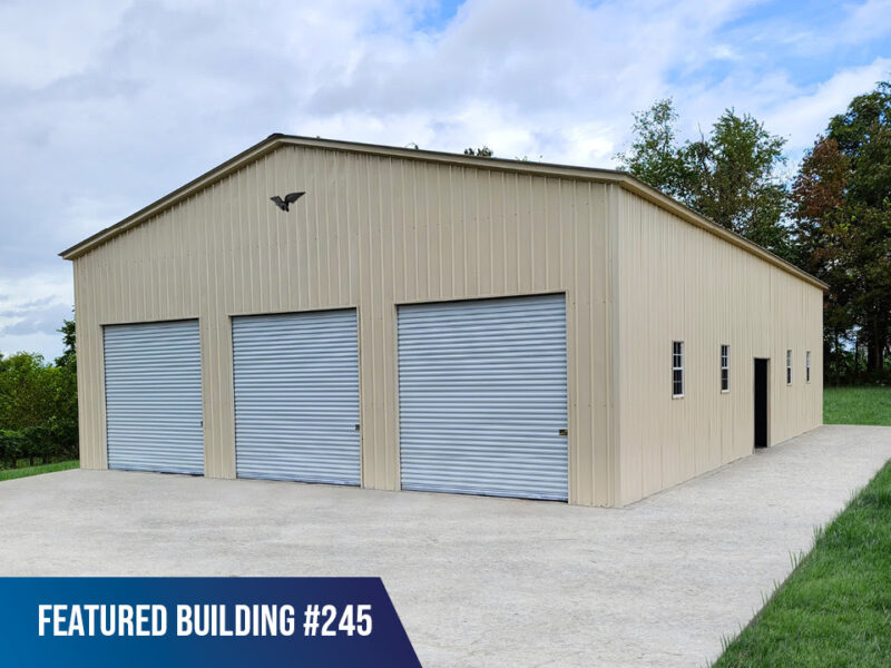 40' x 60' x 15' Commercial Workshop, carports, metal buildings