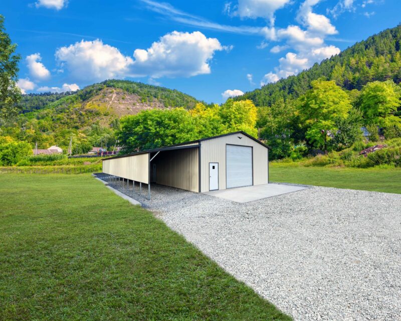 42' x 60' x 12'/9' Metal Workshop, Garages, Metal Buildings, Carports