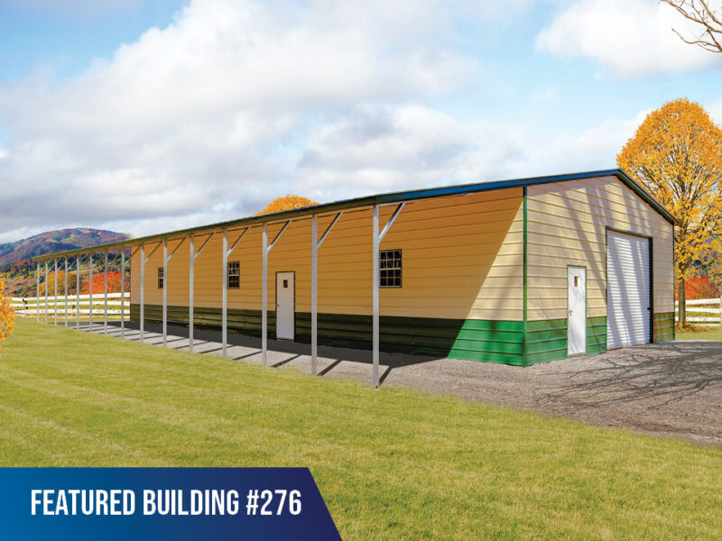 42' x 70' x 12'/9' Metal Workshop
