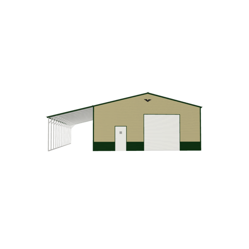 42' x 70' x 12'/9' Metal Workshop