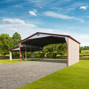 44' x 25' x 14'/9' Commercial Carport