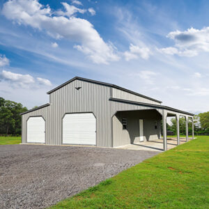 44' x 40' x 14'/9' Metal Horse Barn, Barns, Metal Buildings, Carports