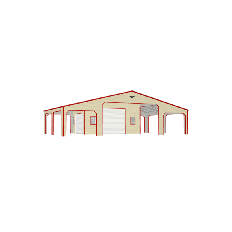 48' x 30' x 12'/9' Custom Eagle Barn