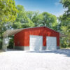 62' x 40' x 16'/13' Garage with Lean-To's